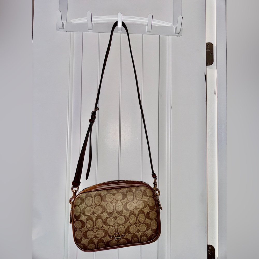 Coach Brown and Tan Crossbody Bag